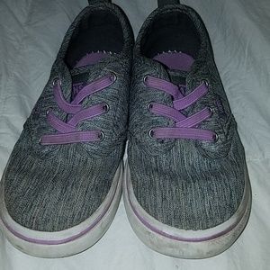 Girls gray Van's
